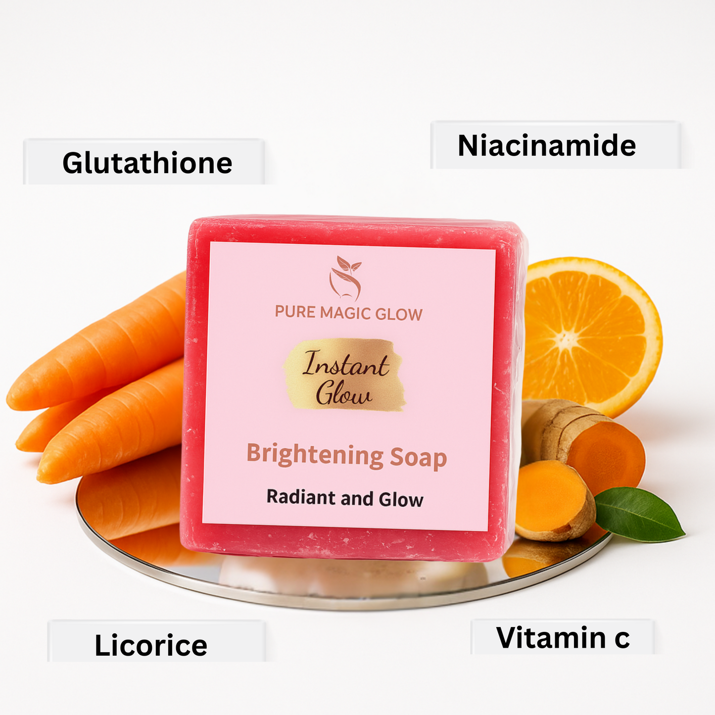 Brightening face Soap- Dark and brown skin complexion