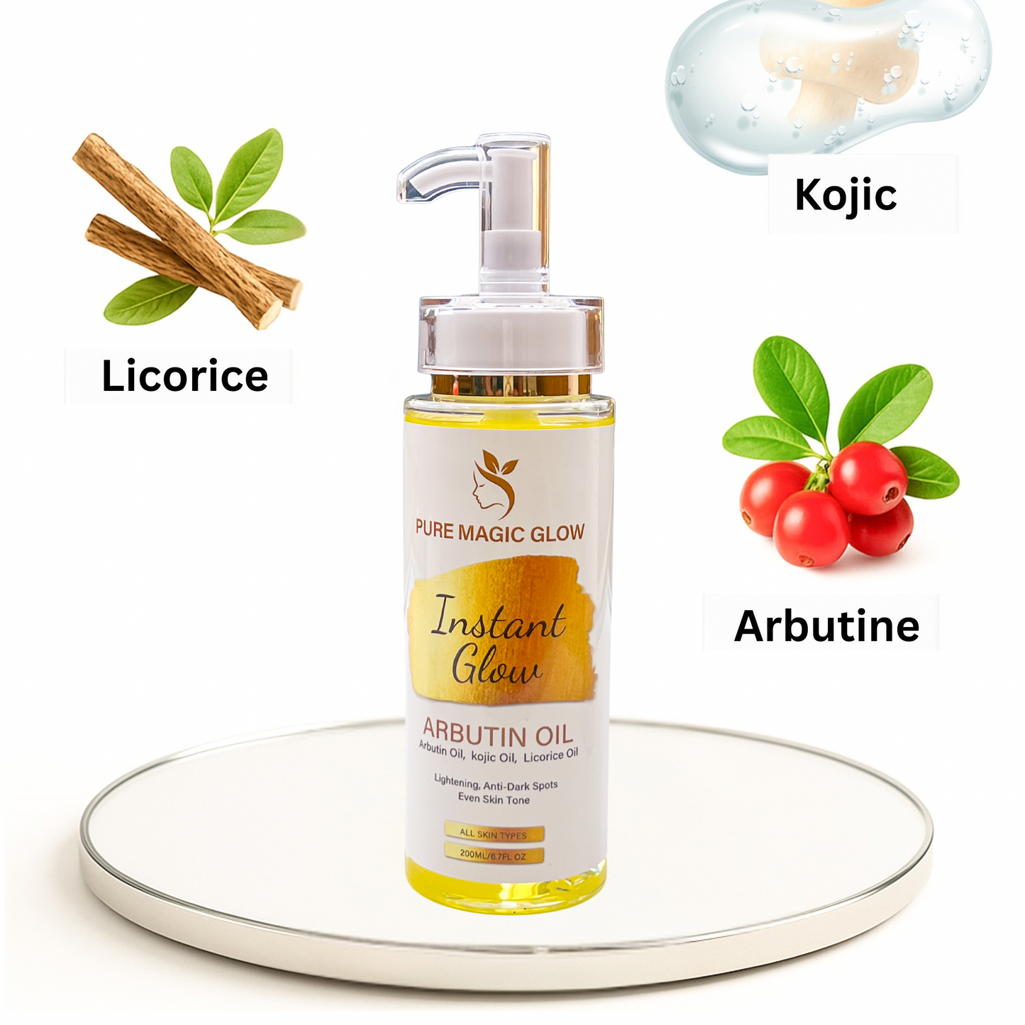 Brightening Body Oil-Light Skin Complexion