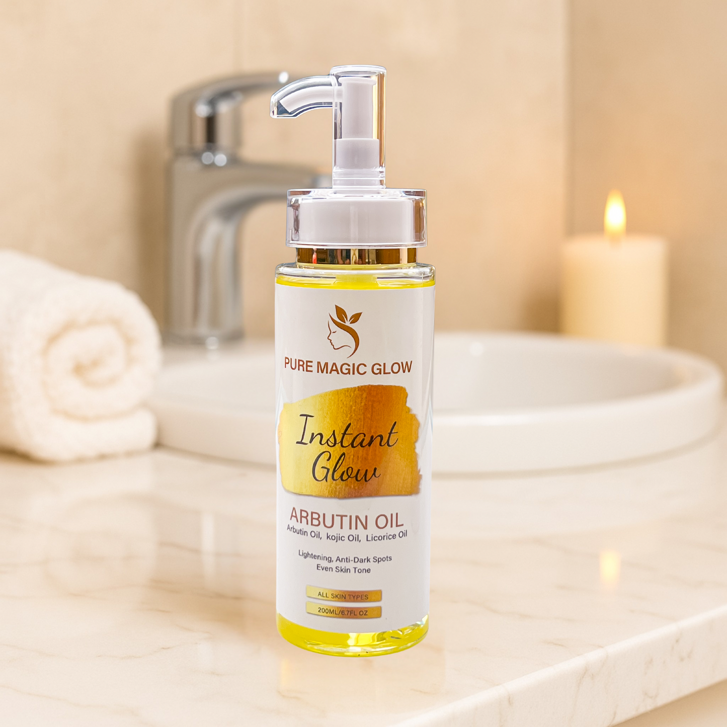 Brightening Body Oil-Light Skin Complexion