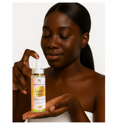 Brightening Body oil-Dark and brown skin complexion